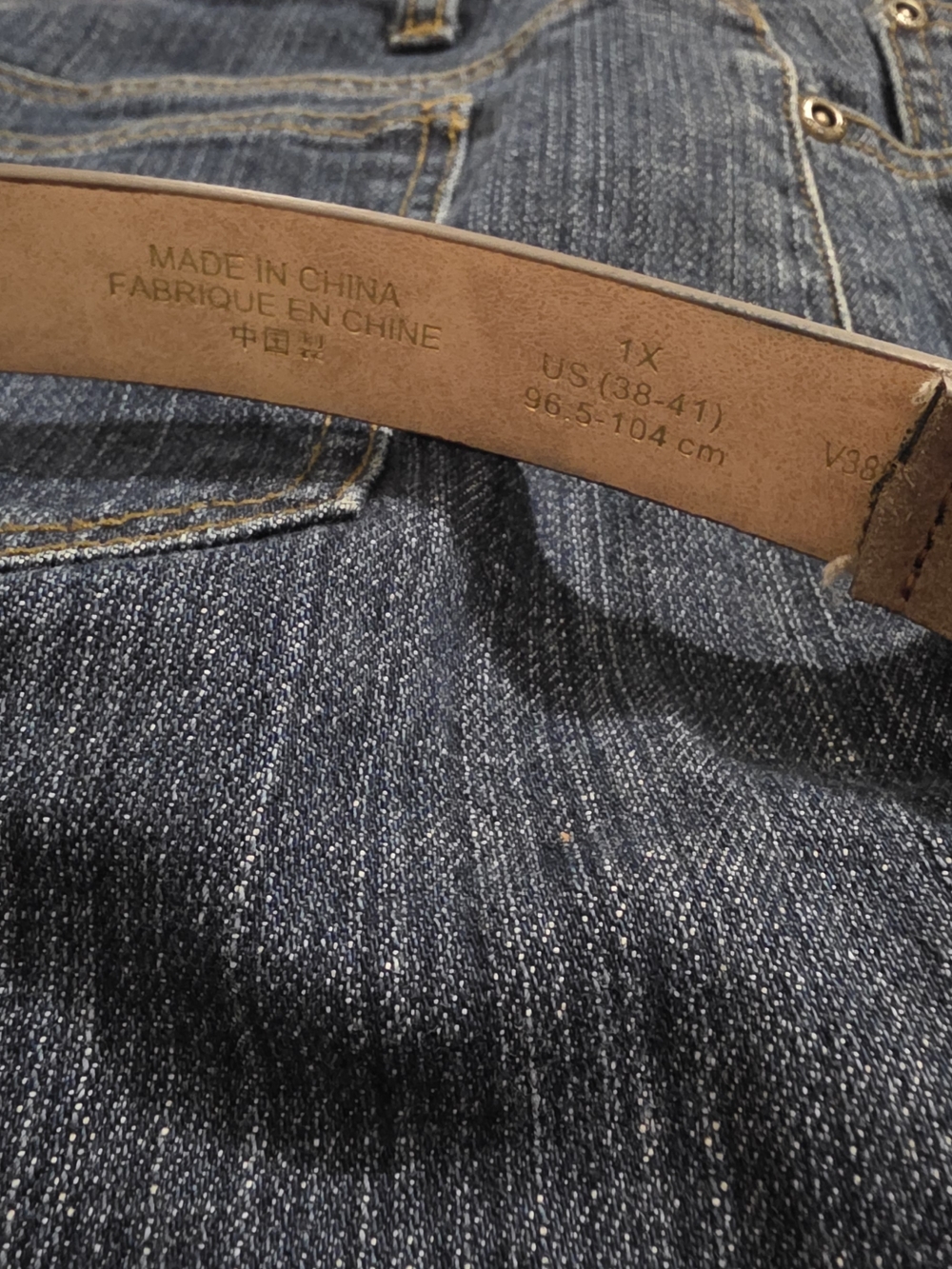 Women's Suede Belt with Classic Metal Buckle 1X XL Plus - Picture 8 of 8